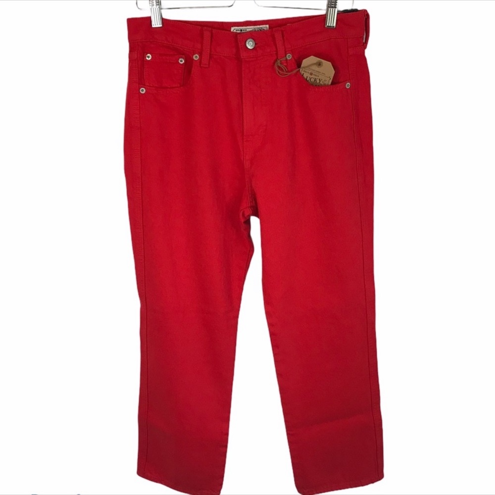 Lucky Brand Jeans Authentic Straight Crop NWT
